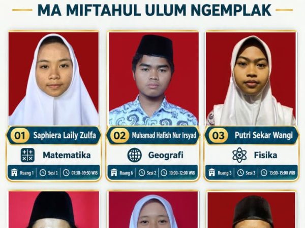 🏆 Enam Siswa MA Miftahul Ulum Ngemplak Siap Berlaga di OMI 2026
